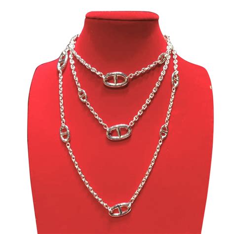 collier hermes argent prix|Hermes france jewelry en argent.